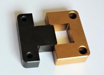 China TiN Square Mold Interlocks , Oxide Black Taper Interlock Mold Parts Te koop