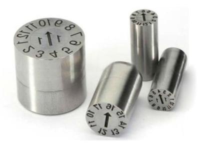 China SKD61 Steel Adjustable Date Stamps Die Stamps For Plastic Injection Mold for sale