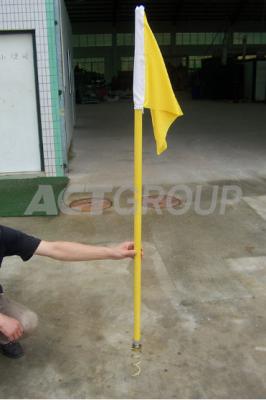 China Soccer Corner Flags Hand Sewing , Custom Soccer Field Football Corner Flags for sale
