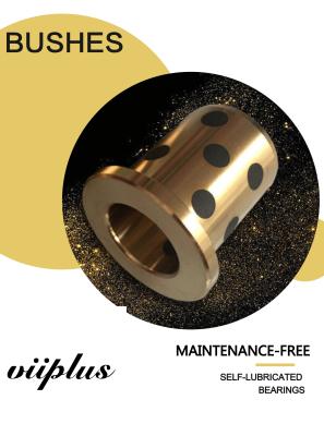 China Cast Bronze Bushings Solid Lubricant Bearings Hydraulic Equipment Components For Cylinders for sale