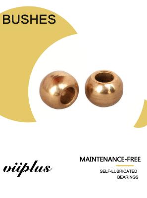 中国 承認されるブッシュ高精度な焼結させた青銅色の青銅色の球形の忍耐ISO 9001 販売のため