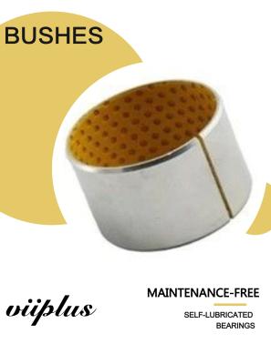 China Rolled Bronze Yellow Pom Flanged Sleeve Bushing Boundary - Lubricating for sale