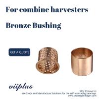 China Combine Harvesters Bronze Sleeve Bushings 50x53x40mm Id 12-100 Mm Longlife for sale