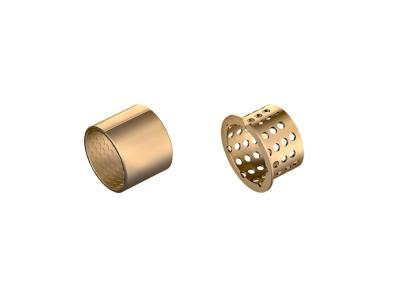 China Wrapped Split Type Bronze Bushing CuSn8P DIN 1494 / ISO 3547 For Containers for sale