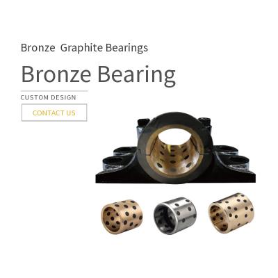 China Manganese Bronze Graphite Plugged Bushings for Pillow Blocks, High Quality for sale