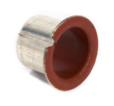 China Sintered Bronze Powder Polymer Bushings Self Lubricating Red for sale
