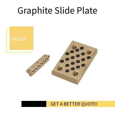 China Solid Bronze Self Lubricating Bearing | Graphite Slide Wear Plate for sale