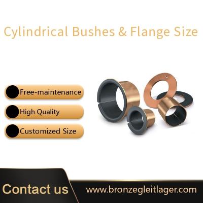 China Cylindrical Bushes & Flange Size Permaglide for sale