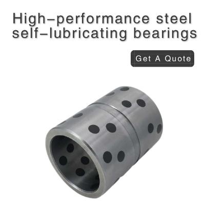 China Hardened S45C Steel Sleeve Bearings Self Lubricating for sale