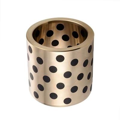 China Low Friction Oil Free Bushing Brass Alloy Graphite Copper MISUMI for sale