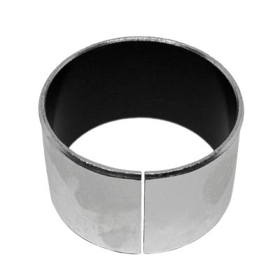 China Carton Steel Pap MU Bushing PTFE Flanged Bearing Slitted Type Tin Plating for sale