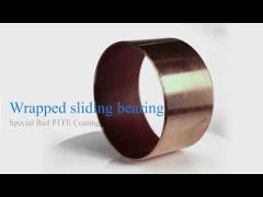 Wrapped Polymer Plain Bearings Wear Resistant Sintered