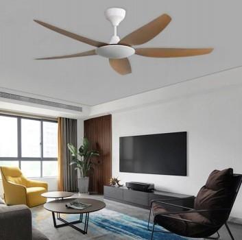 Quality Iron Blades Modern LED Ceiling Fan 55 Inch Ceiling Fan With Light for sale