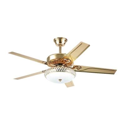 China 52In Energy Saving Ceiling Fan Low Noise ABS Five Blade Fan for sale