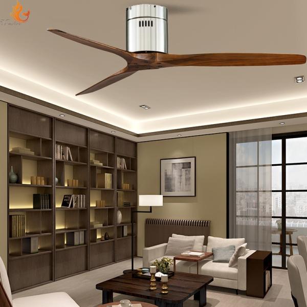 Quality Modern 52 Inch DC Motor Ceiling Fan With Remote Control For Bedroom for sale