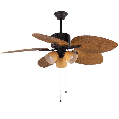China ABS Flower Design Ceiling Fan 52 Inch European Style Ceiling Fans for sale