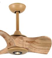 Quality 24 Inch Solid Wood Ceiling Fan Living Room Wood Fan With Light for sale
