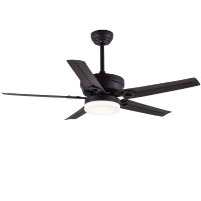 China 52In European Ceiling Fans With Lights ECO Five Blade Ceiling Fan for sale