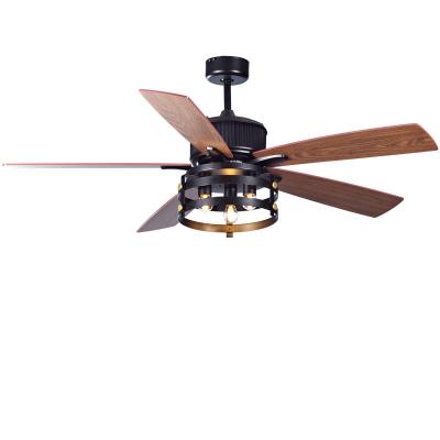 China 52 Inch Remote Control Fan 5 Blades Direct Current Ceiling Fans for sale