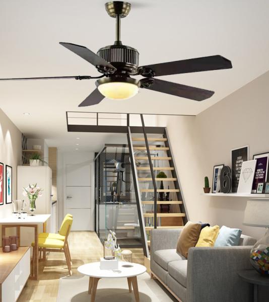 Quality Plywood Ceiling Fan 52 Inch With Light Contemporary Ceiling Fans With Led Lights for sale