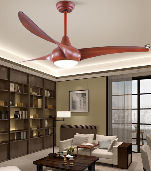 Quality Color Changeable Modern LED Ceiling Fan 52 Inch Flush Mount Ceiling Fan for sale