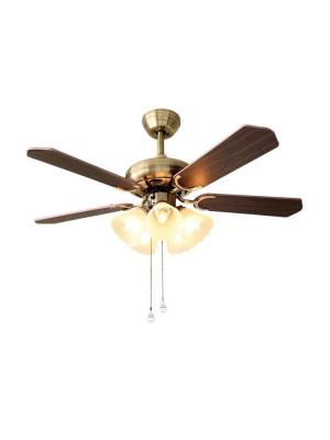 China Retro 42 European Ceiling Fans 4 Blade Ceiling Fan 1200mm for sale