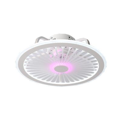 China ECO Led Bladeless Ceiling Fan Dimming Chandelier Bladeless Ceiling Fan for sale