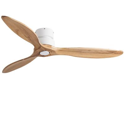China Modern Hanging Ceiling Fan With Light 3 Blade Flush Mount Ceiling Fan for sale