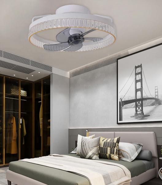 Quality Remote Hanging Ceiling Fan With Light 42 Bladeless Ceiling Fan Chandelier for sale