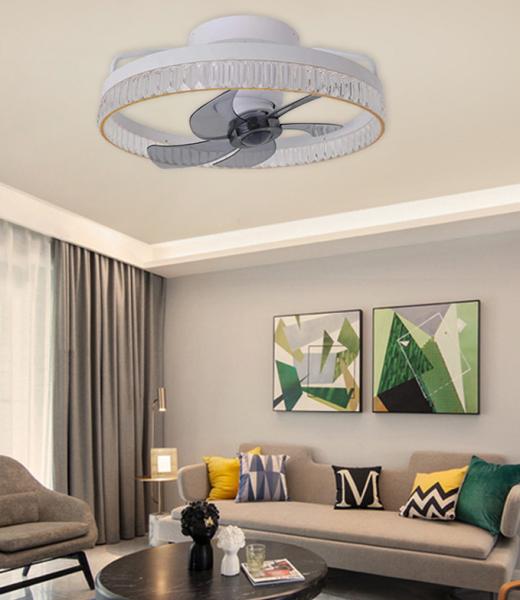 Quality Remote Hanging Ceiling Fan With Light 42 Bladeless Ceiling Fan Chandelier for sale