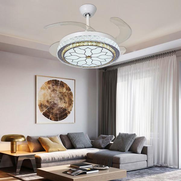 Quality Bladeless Reversible Blades Ceiling Fan 3 ABS Blades Fan With Folding Blades for sale