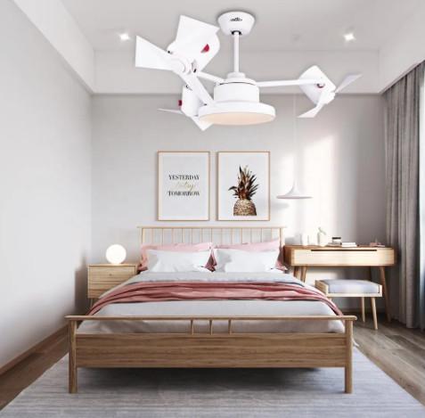 Quality ECO Chandelier Bathroom Ceiling Fan With Light Household Use for sale