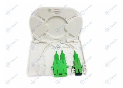 China Multi Functional FTTH Splitter Box 1-4Cores With SC SX/SC DX Fiber Adapter for sale