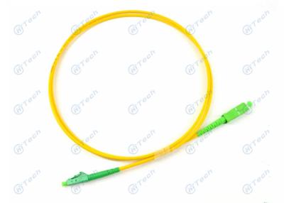 China OEM Fiber Optic Jumper Insertion Loss Maximum ≤0.3dB For High Density Wiring System for sale