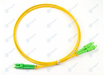 China SC - LC Fiber Optic Jumper 550 Hz 1.5mm Vibration ≤0.2dB Low Insertion Loss for sale