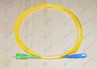 China SC UPC - SC APC Fiber Optic Jumper Strong Tensile Strength Vibration ≤0.2dB for sale