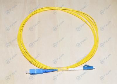 China Zero - cabo de remendo simples da ligação em ponte SC-LC da fibra ótica do programa do QA dos defeitos de grande resistência à venda