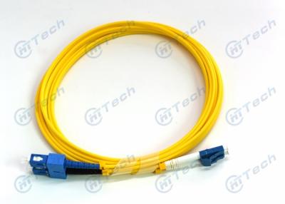 China 9/125μm Singlemode SC To LC Patch Cord Fiber Optic Telcordia GR-326- Core for sale