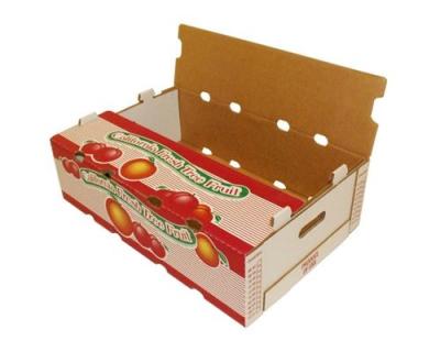 China Custom Carton Boxes For Packing Apple , 5 Ply 3 Ply Corrugated Box for sale