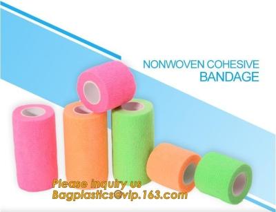 China Sports medical elastic adhesive bandage strip linear Tensoplast cotton compression bandage,Athletic Tape Nonwoven Latex for sale