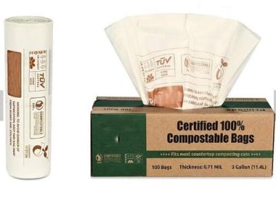 China Bagease Bagplastics Biodegradable polythene cassava grocery bio carry degradable plastic bag corn starch shopping bags for sale