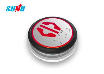 China Outdoor Replacement Elevator Buttons Plastic Customized Etched Surface for sale