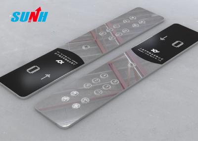 China Glass LOP Elevator Car Operating Panel Rectangle Shape With Touch Button for sale