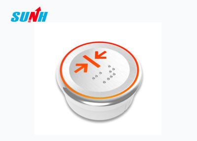 China Flat Surface Round Elevator Touch Button , SUNH Replacement Lift Push Button for sale