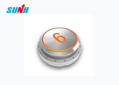 China Round Replacement Elevator Buttons , Floor Display Elevator Up Button for sale