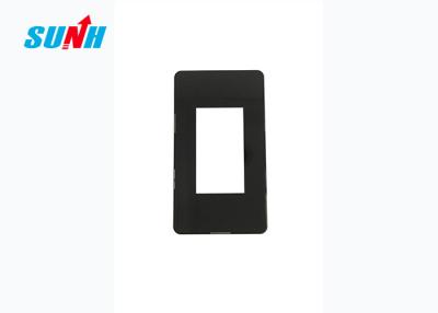 China Black Frame Glass Local Operation Panel 380mm X 100mm For Lift Elevator for sale