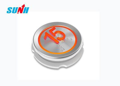 China Mirror Polish Replacement Elevator Buttons Customized Size DC12V / DC24V Voltage for sale