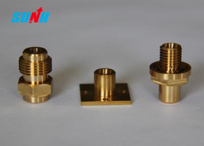 China Yellow Color Cnc Machined Aluminum Part , Cnc Turning Parts High Precision for sale