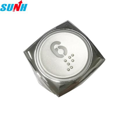 China SUNH Round Elevator Alarm Button OEM Display DC24V / DC12V Orange Light for sale