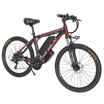 China Smlro Battery Assisted Mountain Bikes C6 Series 18MPH 1000W Motor for sale